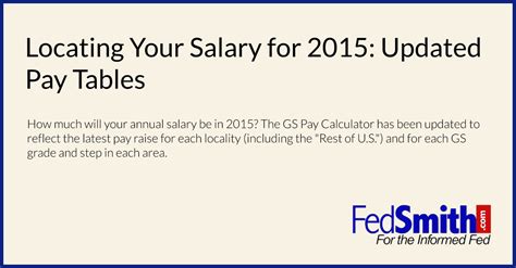 Fedsmith salary lookup. Things To Know About Fedsmith salary lookup. 